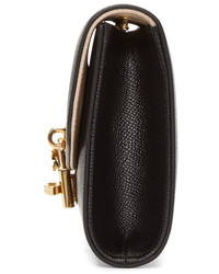 schwarze Leder Clutch von Dolce & Gabbana