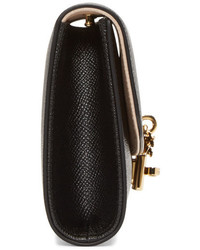 schwarze Leder Clutch von Dolce & Gabbana