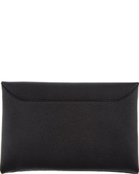 schwarze Leder Clutch von Givenchy