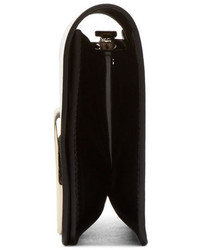 schwarze Leder Clutch von Chloé