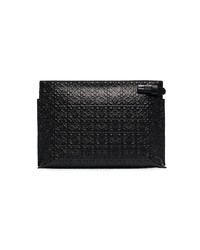 schwarze Leder Clutch von Loewe