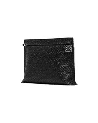 schwarze Leder Clutch von Loewe