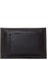 schwarze Leder Clutch von Proenza Schouler