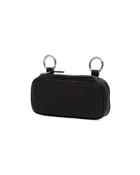 schwarze Leder Clutch von Simon Miller