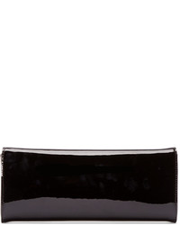 schwarze Leder Clutch von Versace