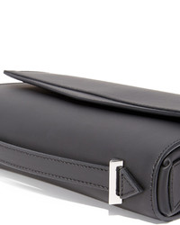 schwarze Leder Clutch von Eddie Borgo