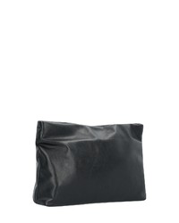 schwarze Leder Clutch von Bree