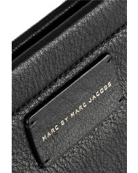 schwarze Leder Clutch von Marc by Marc Jacobs
