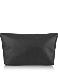 schwarze Leder Clutch von Mulberry