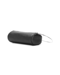 schwarze Leder Clutch von MM6 MAISON MARGIELA