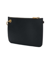 schwarze Leder Clutch von Givenchy