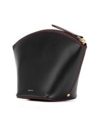 schwarze Leder Clutch von Joseph