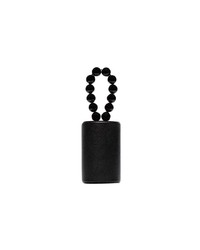 schwarze Leder Clutch von Building Block