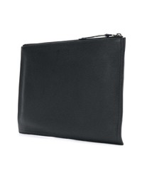 schwarze Leder Clutch von Givenchy