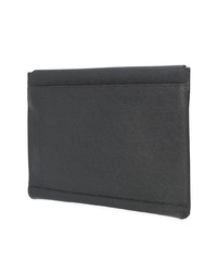 schwarze Leder Clutch von Senreve