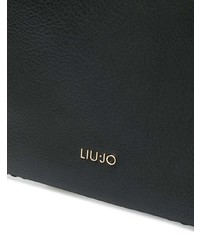 schwarze Leder Clutch von Liu Jo