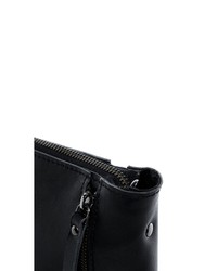 schwarze Leder Clutch von FEYNSINN