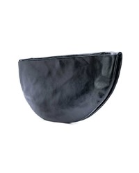 schwarze Leder Clutch von L'Autre Chose