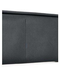 schwarze Leder Clutch von Isaac Reina