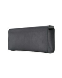 schwarze Leder Clutch von Isaac Reina