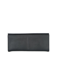 schwarze Leder Clutch von Isaac Reina