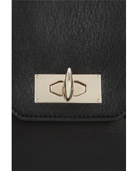 schwarze Leder Clutch von Givenchy