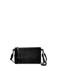 schwarze Leder Clutch von Lascana