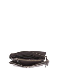 schwarze Leder Clutch von Legend