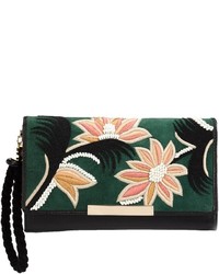 schwarze Leder Clutch von Lizzie Fortunato