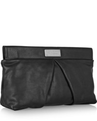 schwarze Leder Clutch von Marc by Marc Jacobs