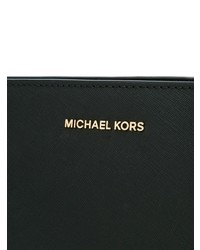 schwarze Leder Clutch von MICHAEL Michael Kors