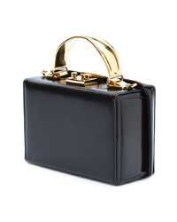 schwarze Leder Clutch von MARK CROSS