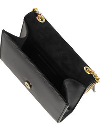 schwarze Leder Clutch von Saint Laurent