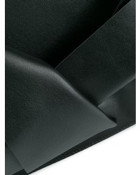 schwarze Leder Clutch von N°21