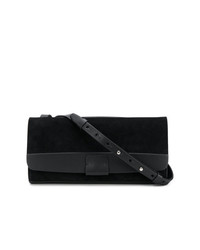 schwarze Leder Clutch von Nico Giani