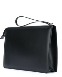 schwarze Leder Clutch von No.21