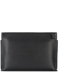 schwarze Leder Clutch von Loewe