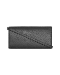 schwarze Leder Clutch von Burberry