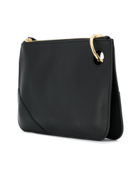 schwarze Leder Clutch von JW Anderson