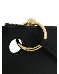 schwarze Leder Clutch von JW Anderson