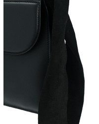 schwarze Leder Clutch von JW Anderson