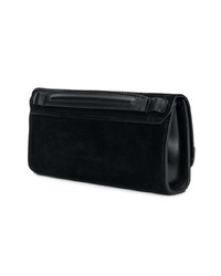 schwarze Leder Clutch von Nico Giani