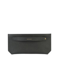 schwarze Leder Clutch von Senreve