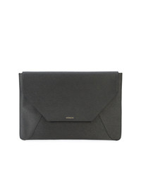 schwarze Leder Clutch von Senreve