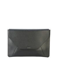 schwarze Leder Clutch von Senreve