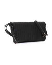 schwarze Leder Clutch von SURI FREY