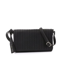 schwarze Leder Clutch von SURI FREY