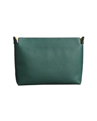 schwarze Leder Clutch von Burberry