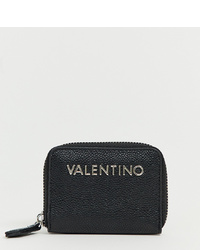 schwarze Leder Clutch von Valentino by Mario Valentino