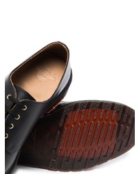 schwarze Leder Derby Schuhe von Dr. Martens